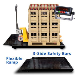 Prime Scales Roll On Weigh Pallet Jack / Floor Scale with PS-IN202 Indicator